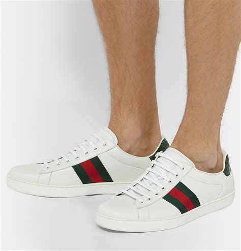 gucci white leather shoes for men|Gucci men's shoes clearance.